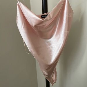 Satin strappy bodysuit